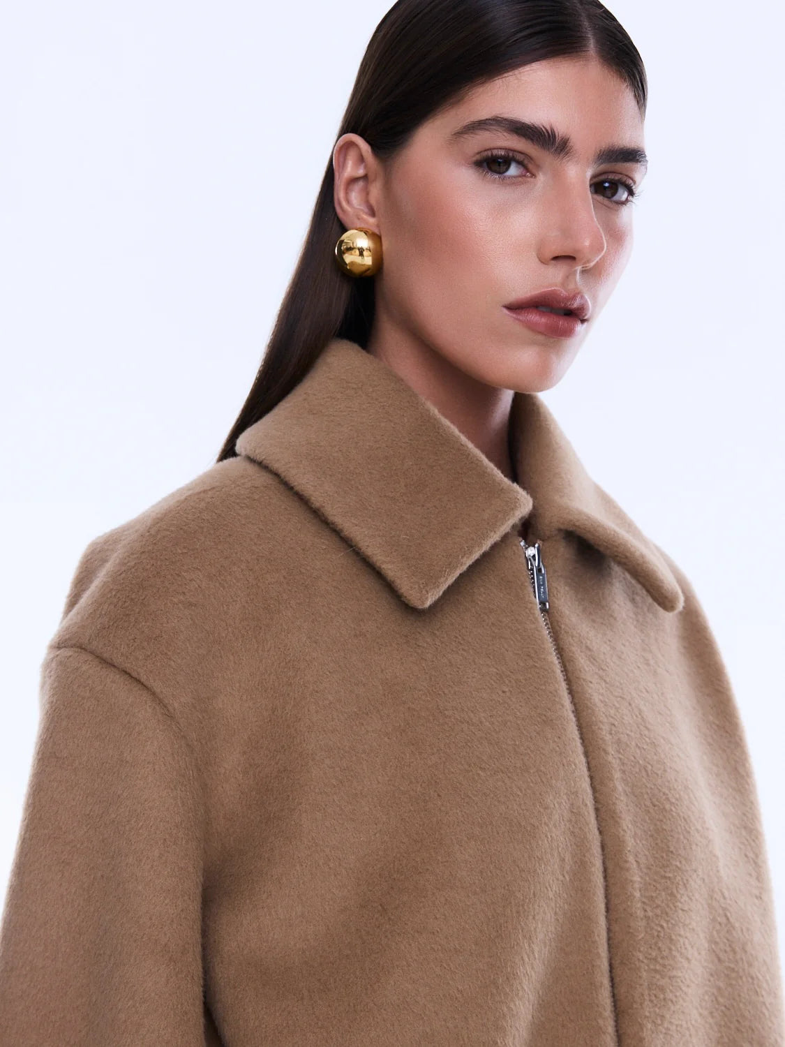 Maeve Wool Blend Bomber