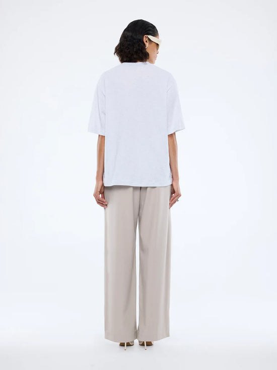 Pelly Collegiate Tee | White Marle