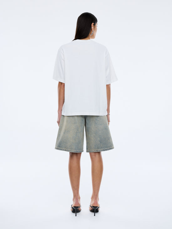 Peaches Tee | Vintage White