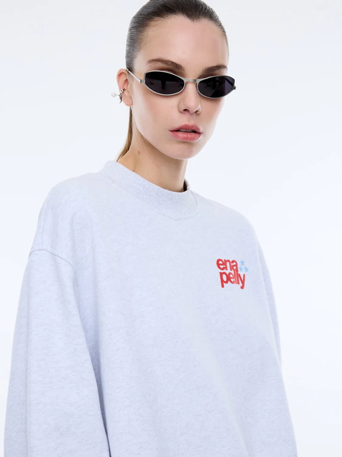 Sport Studio Sweatshirt | White Marle