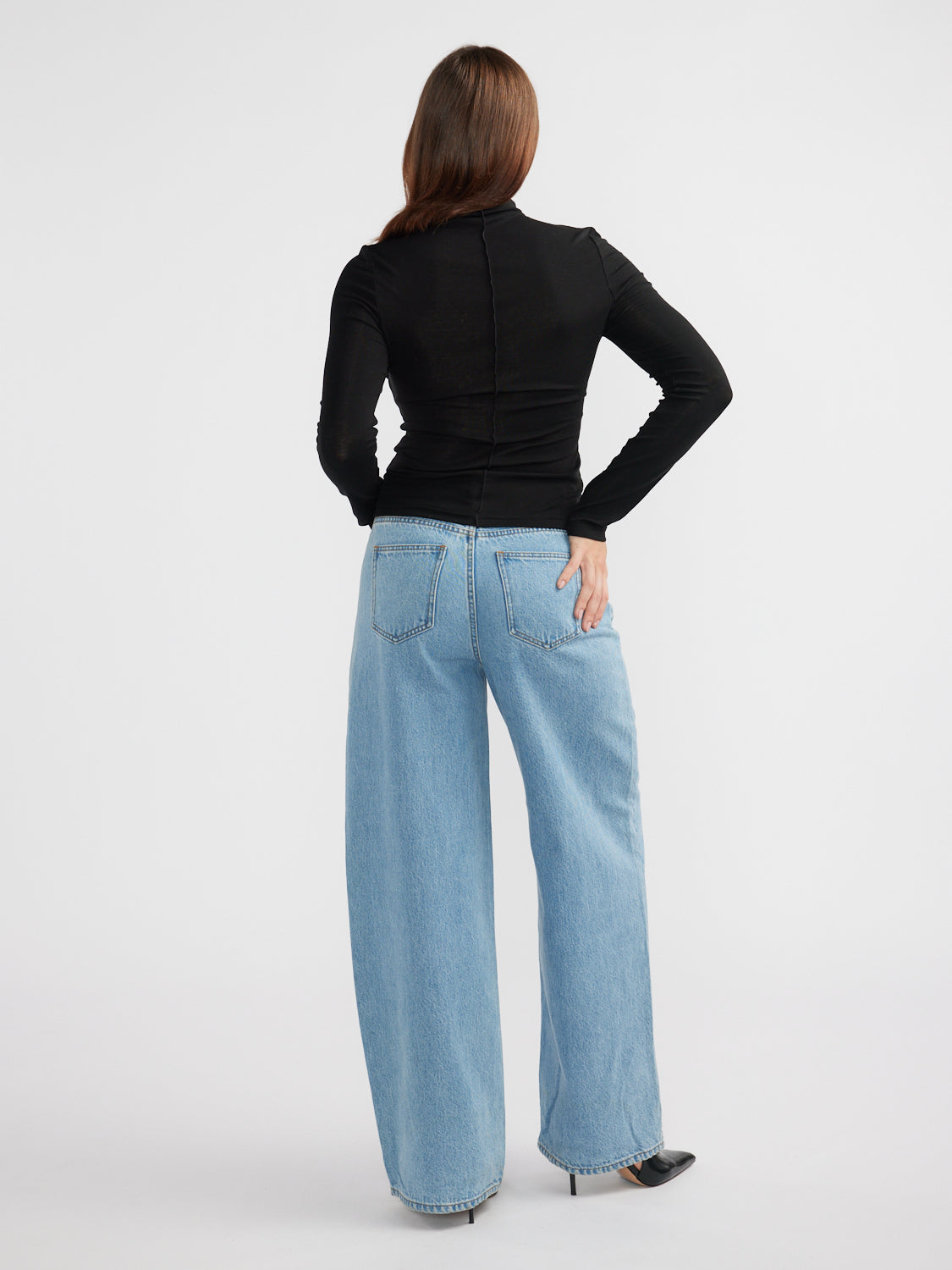 Skye Long Sleeve Top | Black