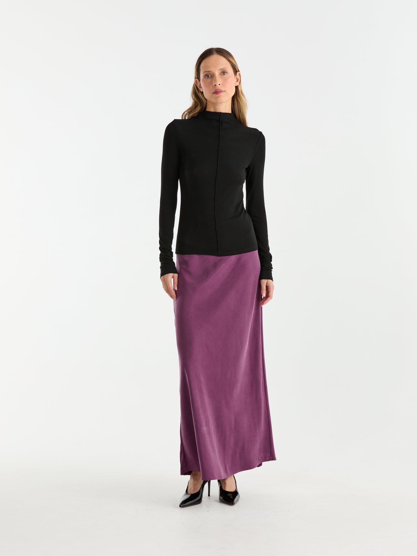 Skye Long Sleeve Top | Black