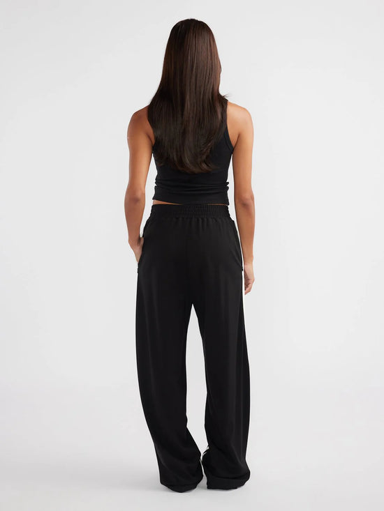 Valentina Stripe Pant | Black/ Off White