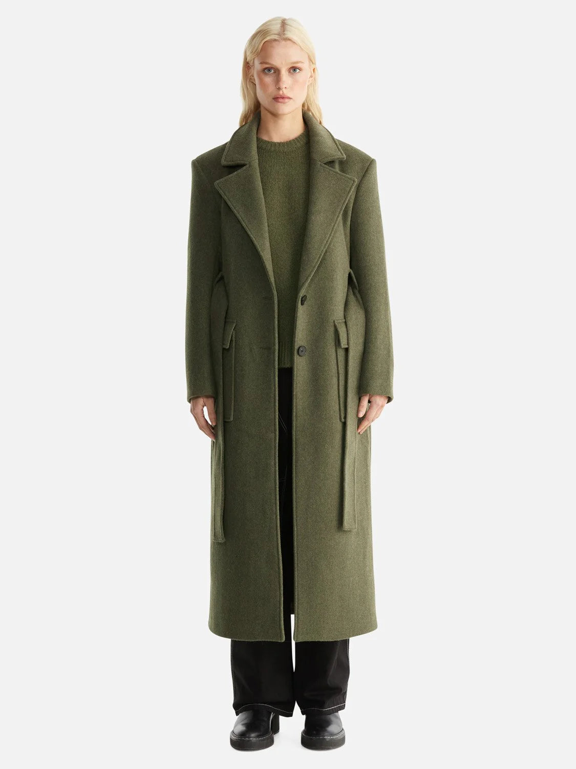 Madison Wool Coat | Forest