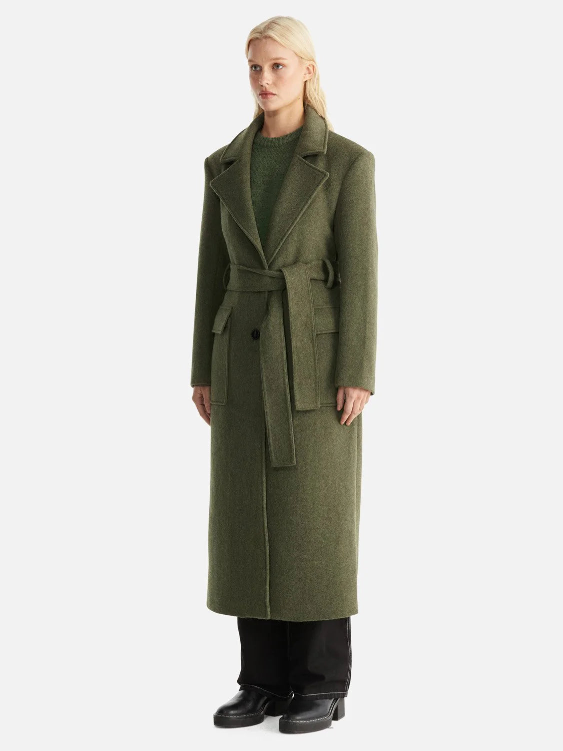 Madison Wool Coat | Forest