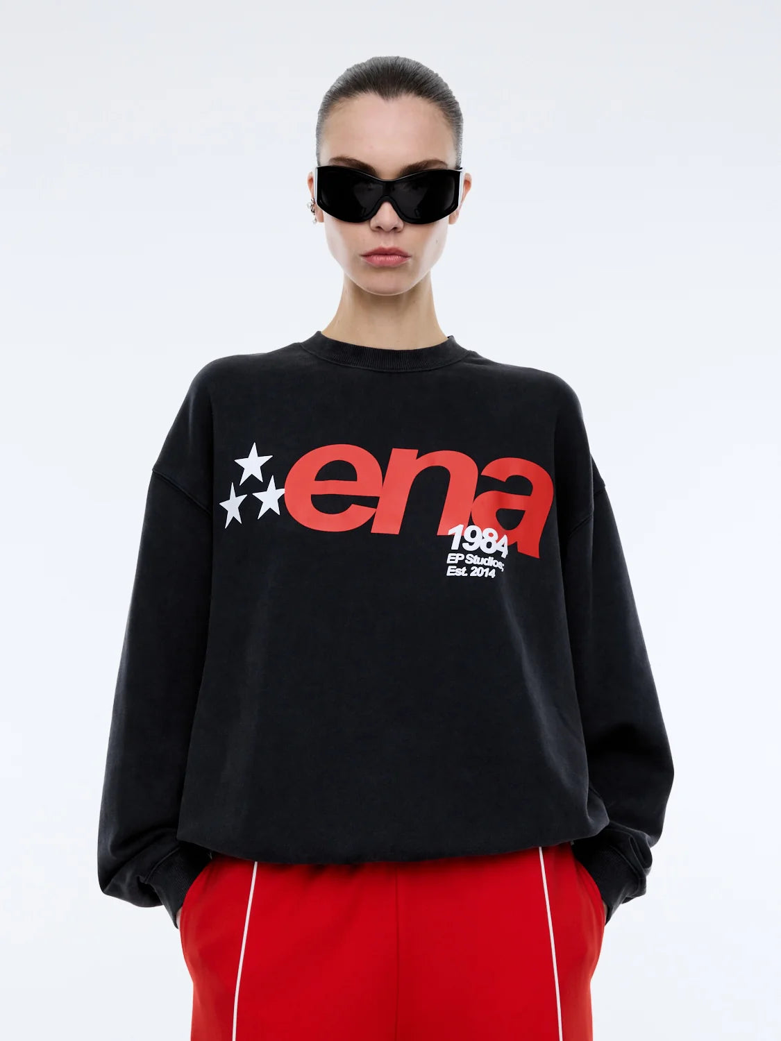 Star Sweatshirt | Washed Charcoal
