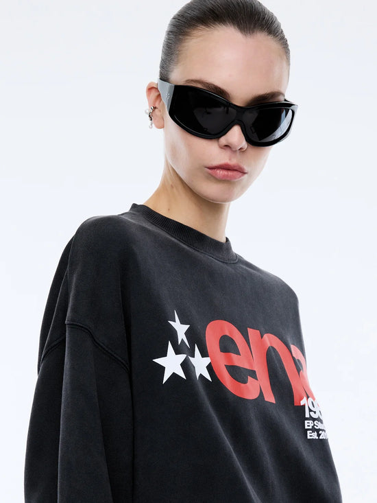 Star Sweatshirt | Washed Charcoal
