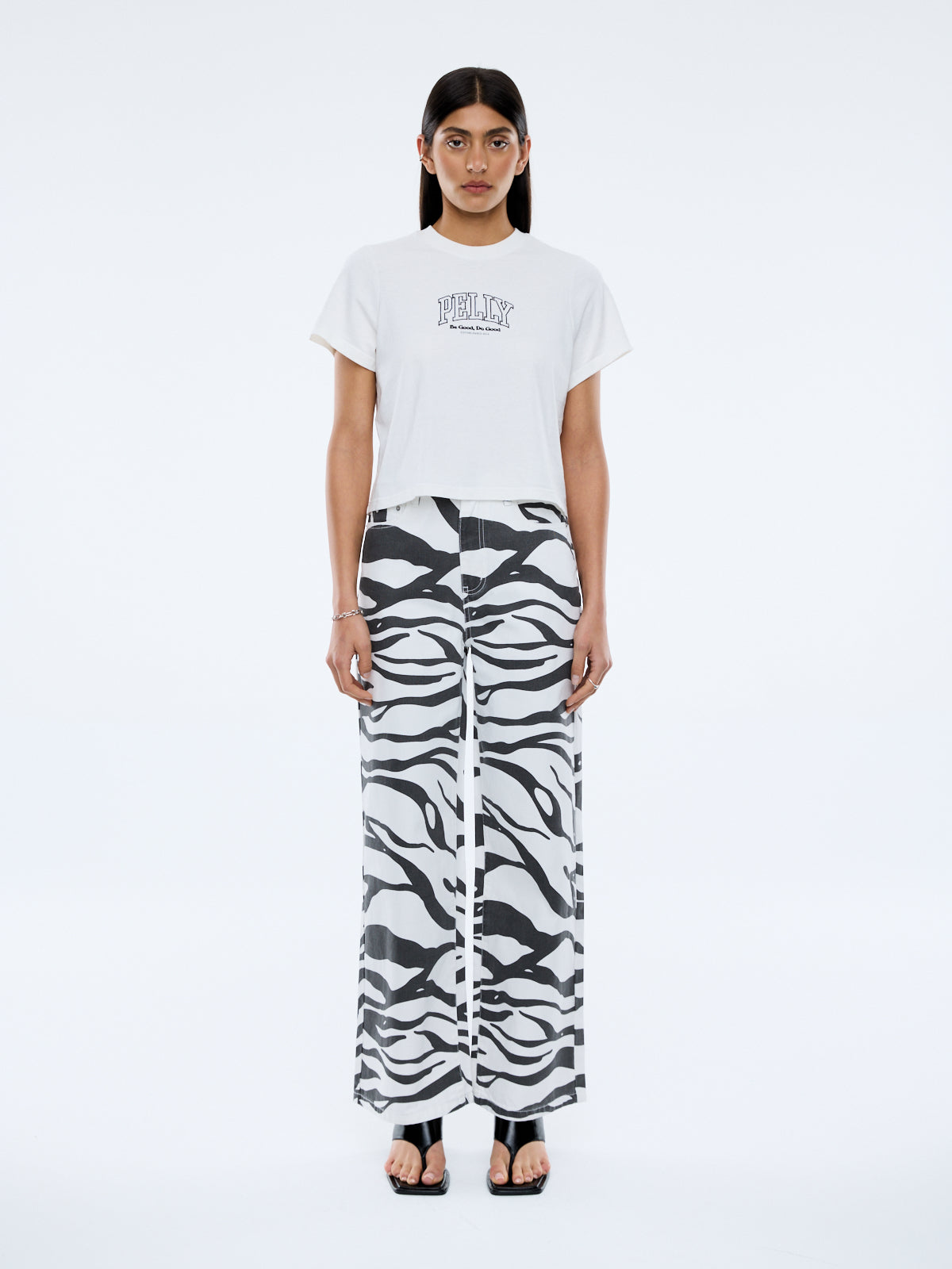 Pelly Do Good Baby Tee | Vintage White