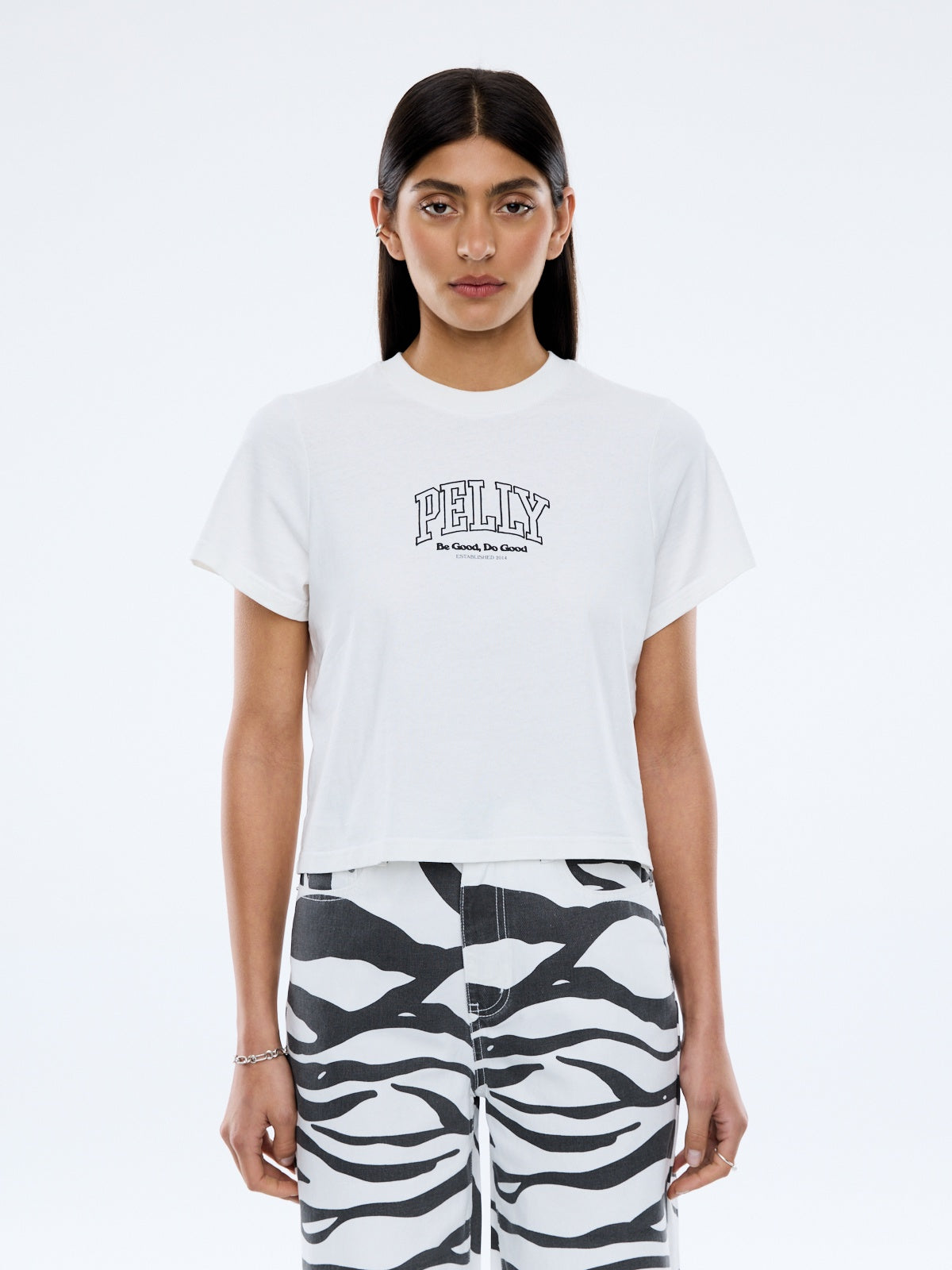 Pelly Do Good Baby Tee | Vintage White