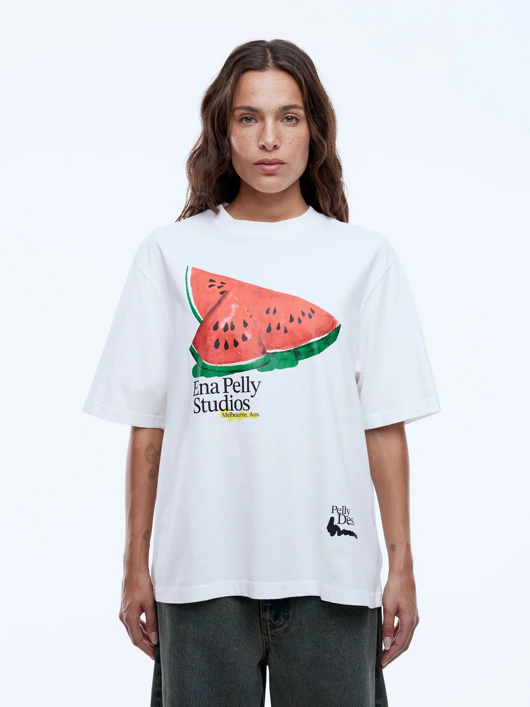 Watermelon Tee | Vintage White