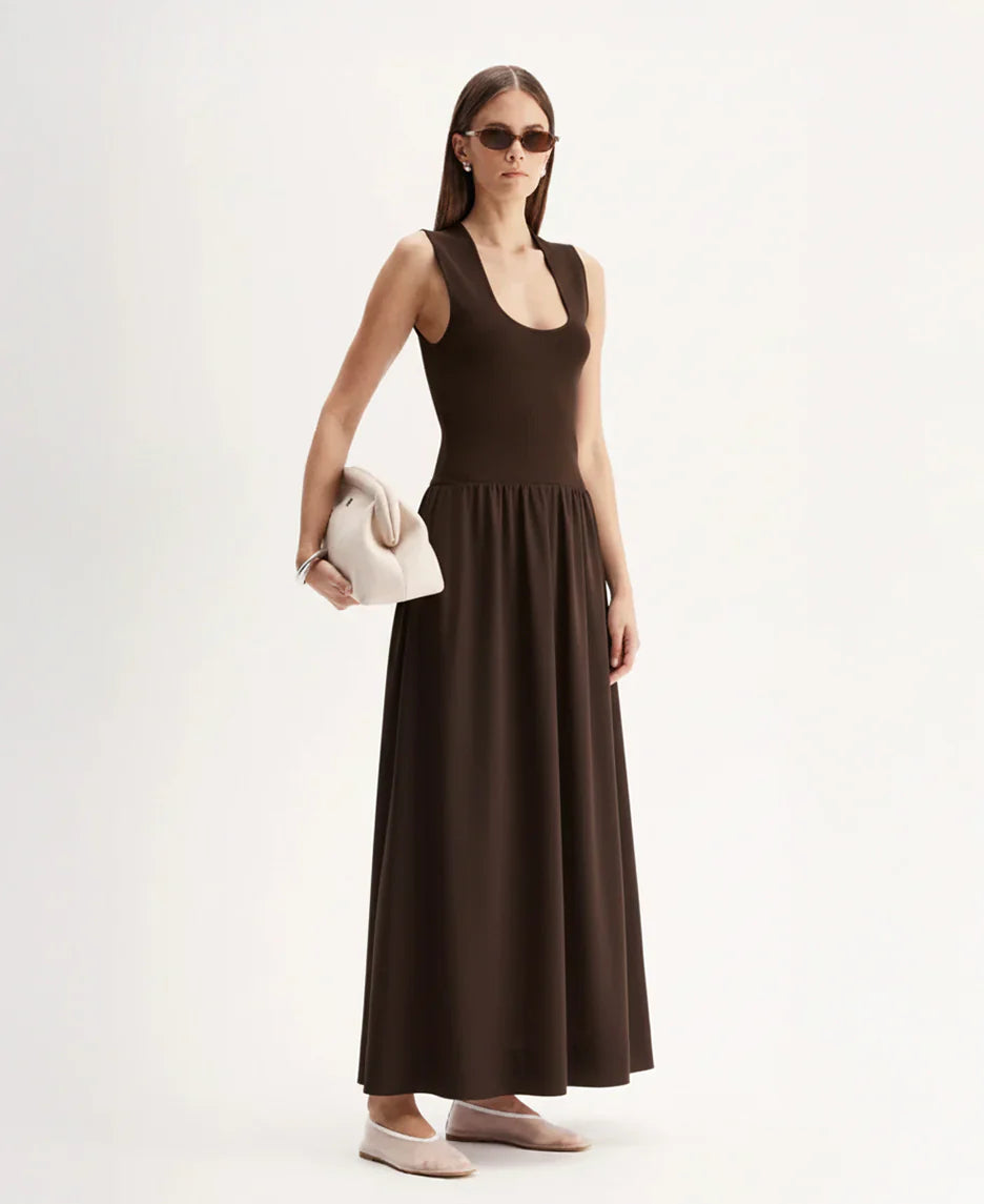 Drew Maxi Dress | Chocolate