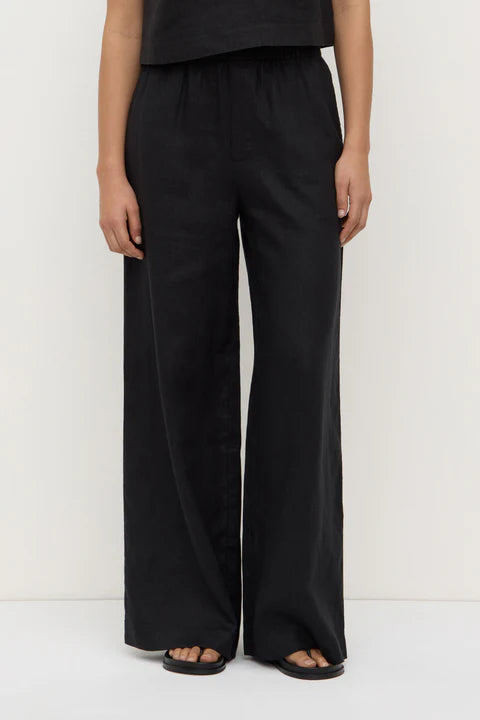 Everyday Linen Pant | Black