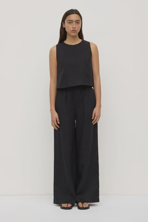 Everyday Linen Pant | Black