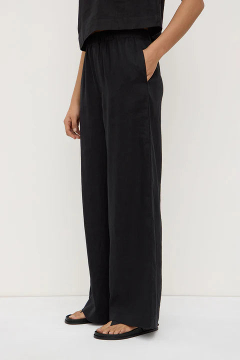 Everyday Linen Pant | Black