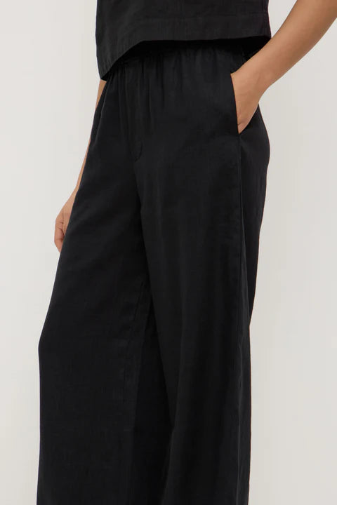 Everyday Linen Pant | Black