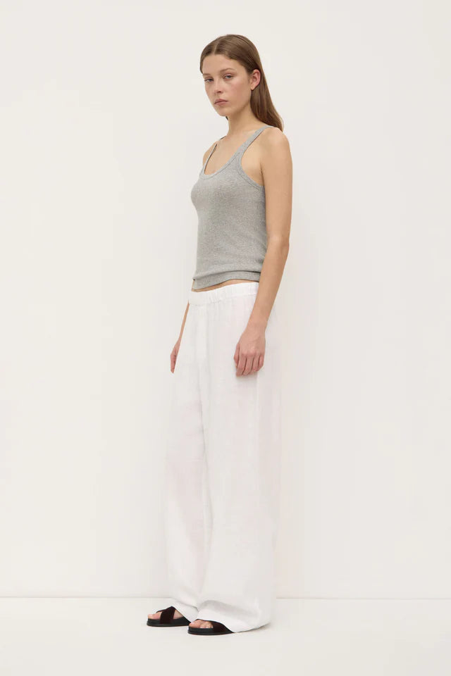 Everyday Linen Pant | White