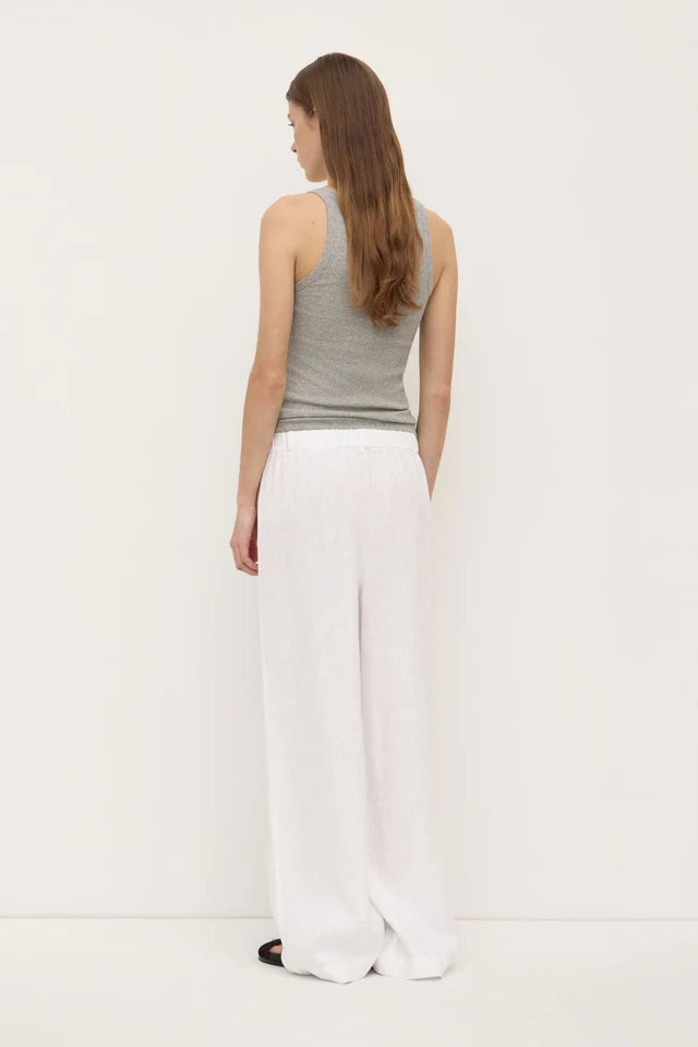 Everyday Linen Pant | White