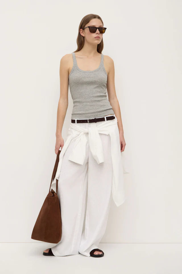 Everyday Linen Pant | White