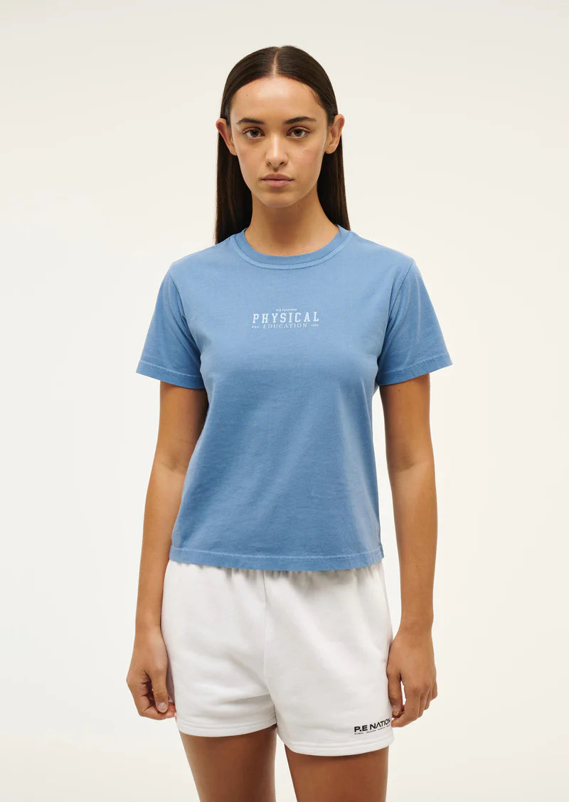 Fragment Tee | Washed Cornflower Blue