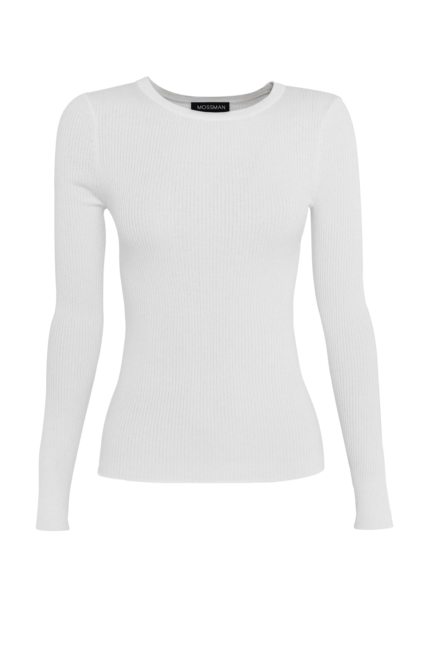 Fine Line Knit | White