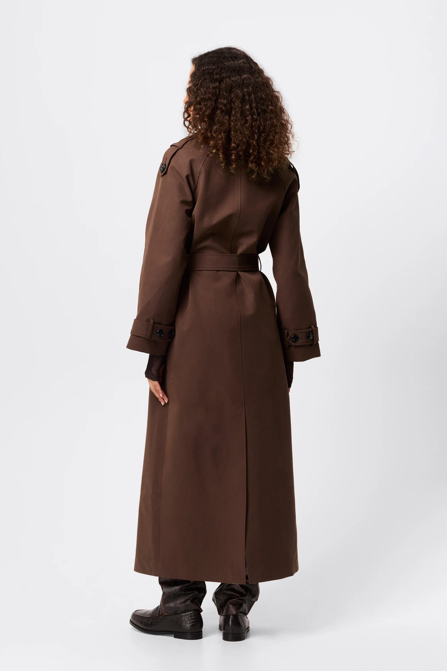 Franklin Trench Coat | Chocolate