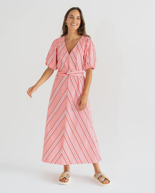 Geneva Dress | Candy Stripe