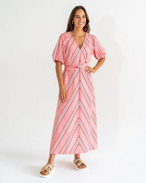 Geneva Dress | Candy Stripe