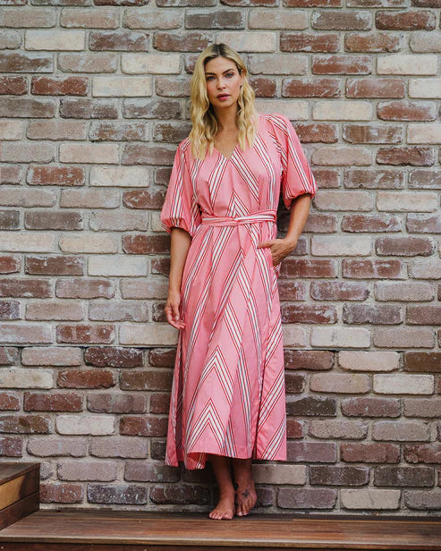 Geneva Dress | Candy Stripe