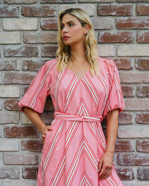 Geneva Dress | Candy Stripe