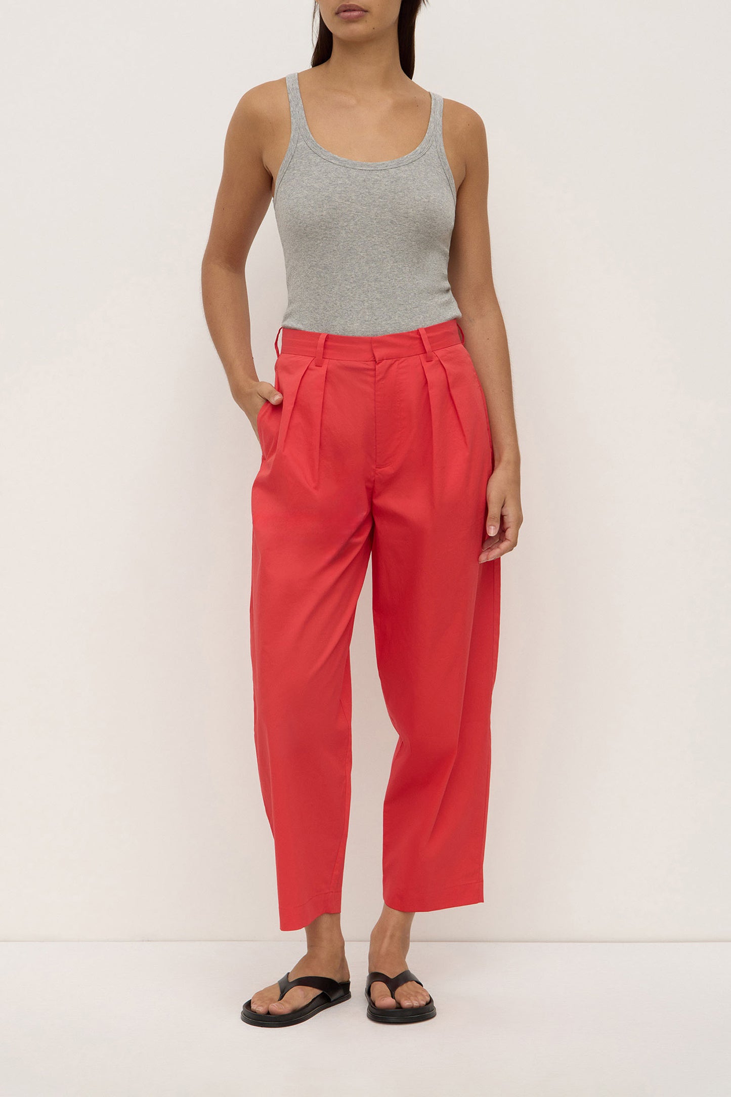 Geno Poplin Pant | Chilli