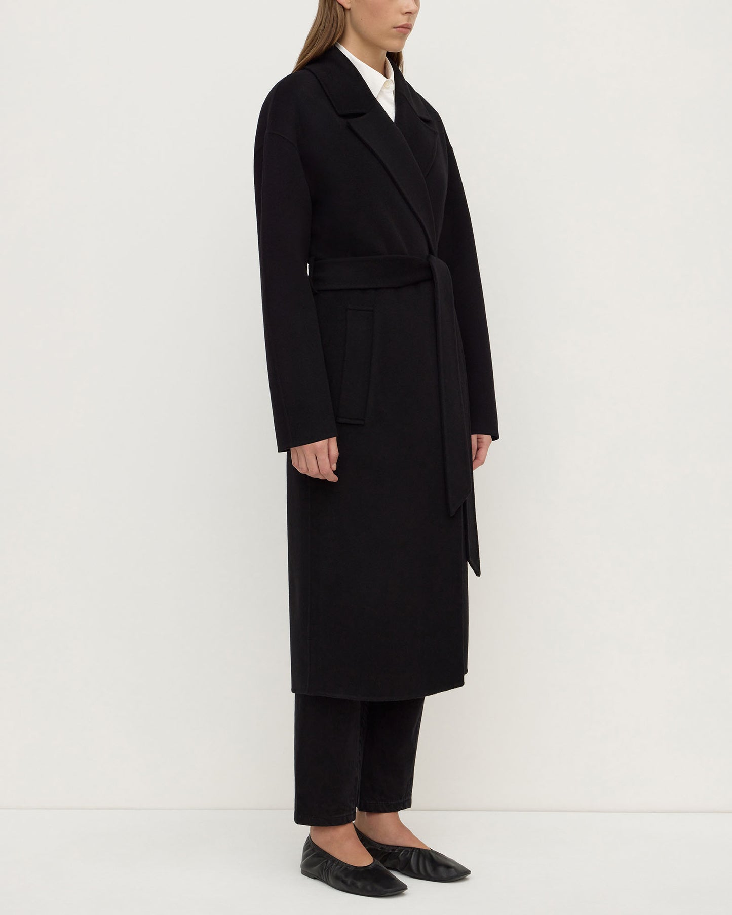 Ivy Wool Coat | Black