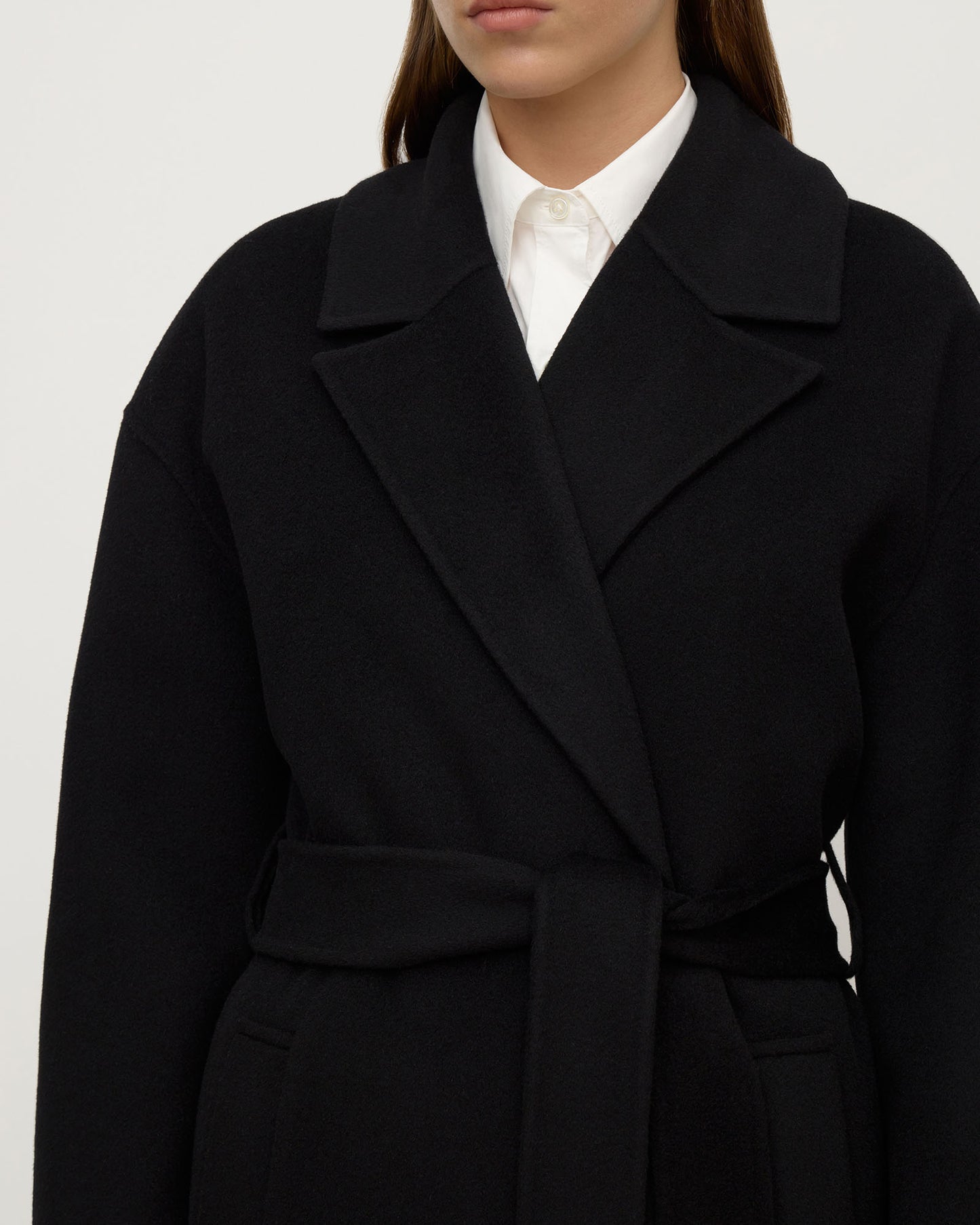 Ivy Wool Coat | Black