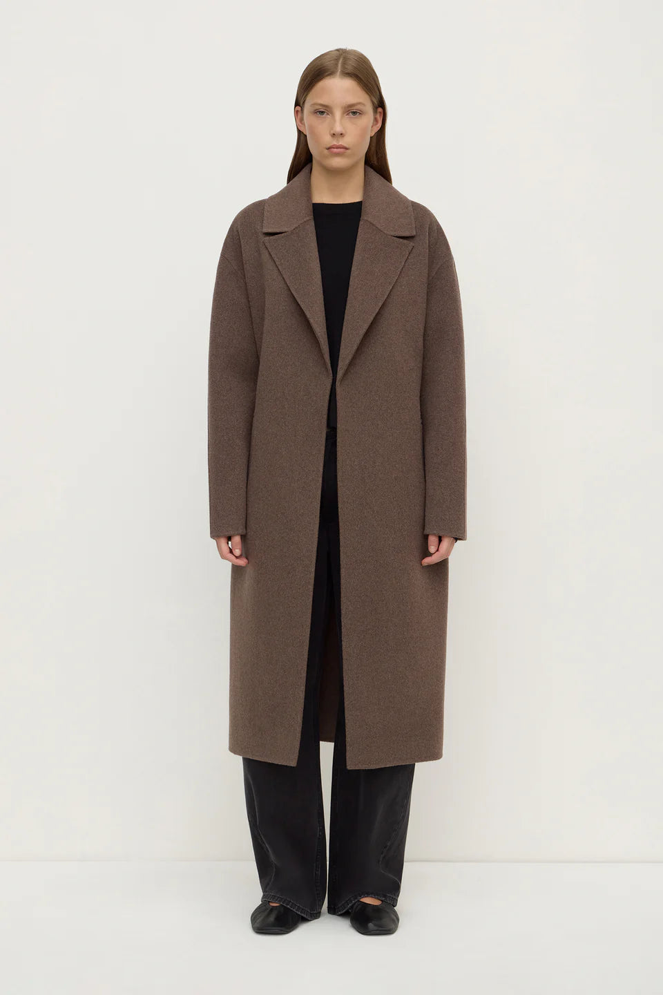 Ivy Wool Coat | Cocoa Marle