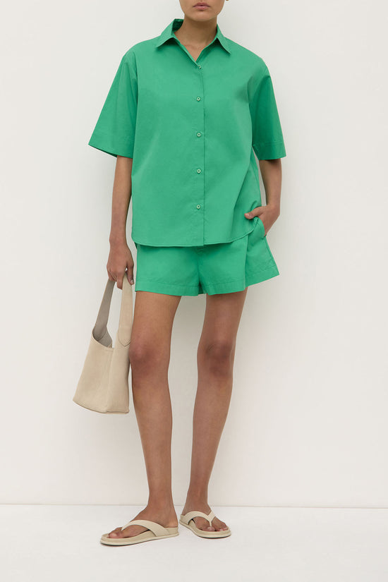 Joni Short Sleeve Shirt | Bright Green