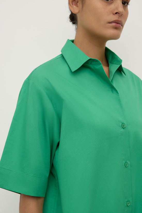 Joni Short Sleeve Shirt | Bright Green