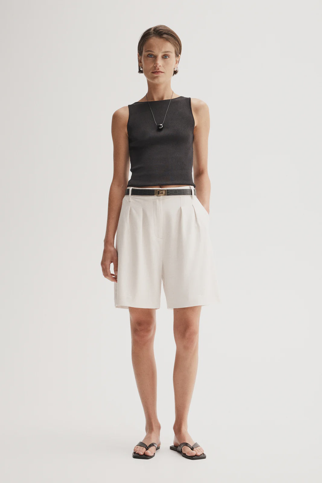 Anouk Knit Top | Black