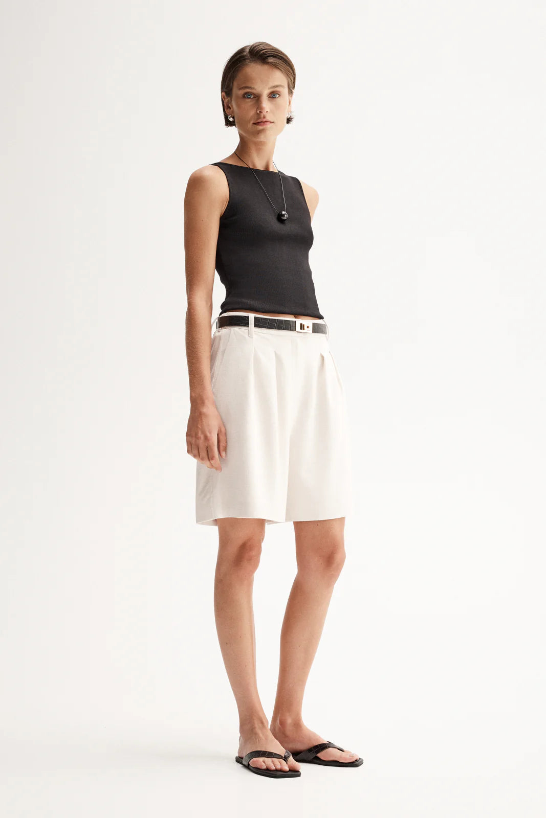 Anouk Knit Top | Black