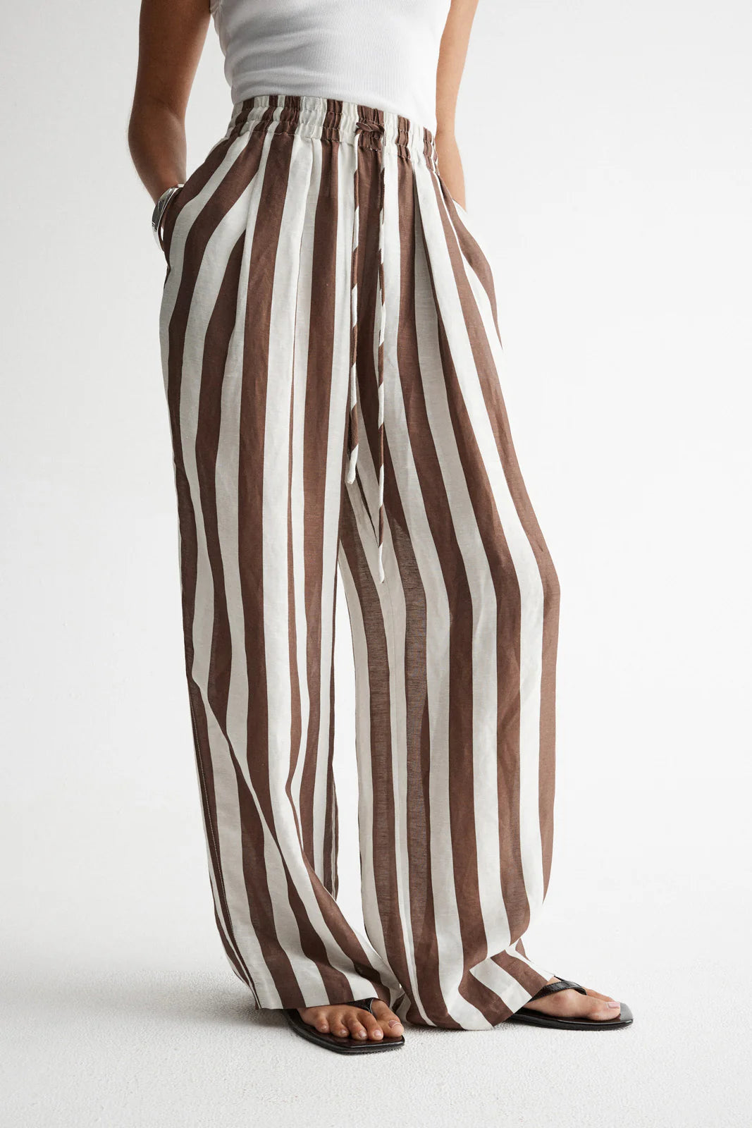 Lumi Pant | Chocolate Stripe