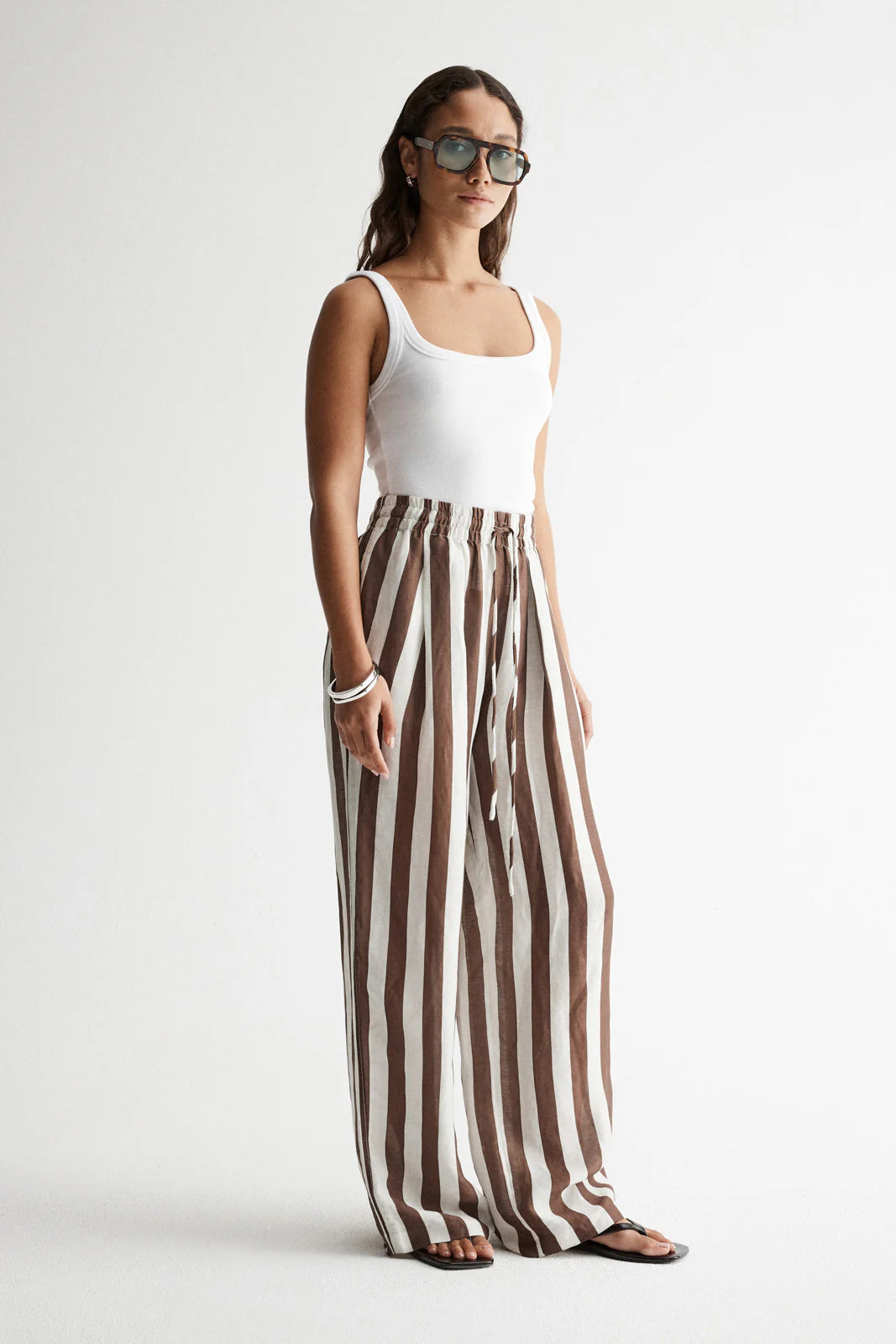 Lumi Pant | Chocolate Stripe