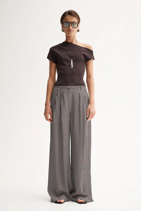 Serena Knit Top | Chocolate