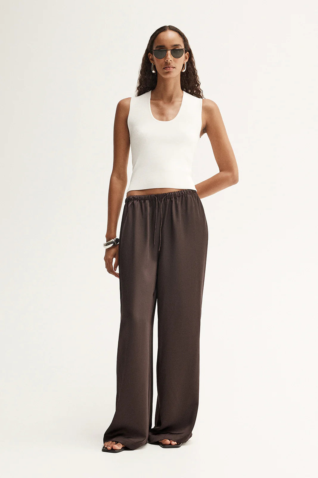 Hayes Knit Top | White