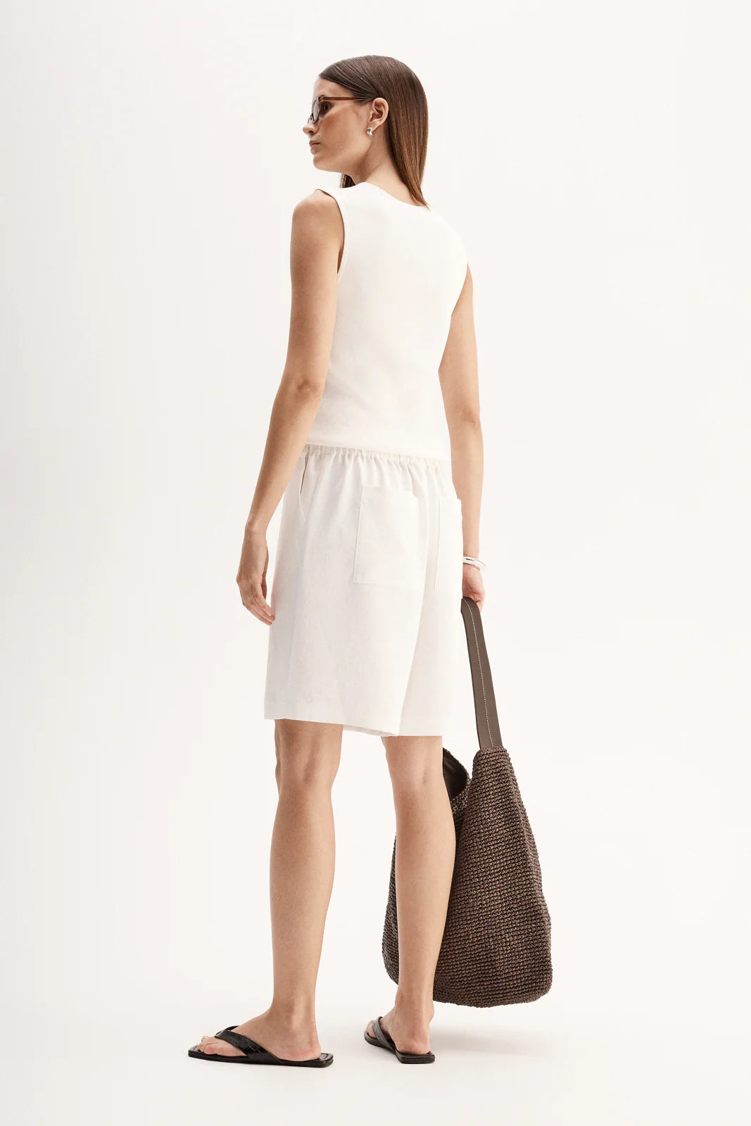 Hayes Knit Top | White