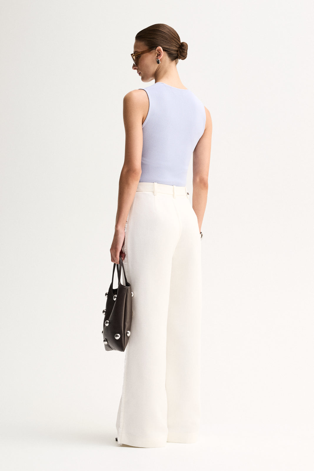 Hayes Knit Top | Pale Blue