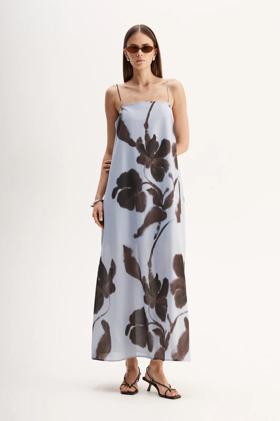 Monet Maxi Dress | Chocolate Floral Print