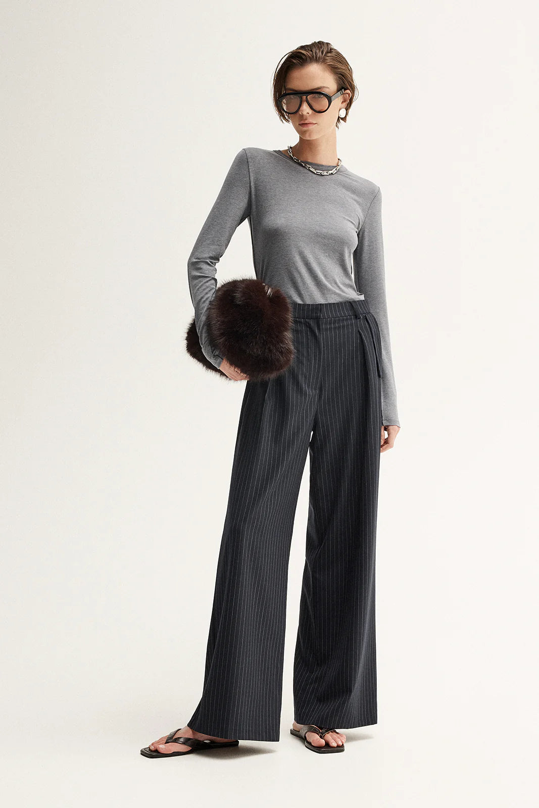 Sierra Top | Charcoal Marle