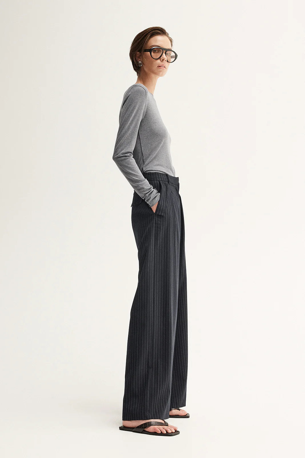 Sierra Top | Charcoal Marle