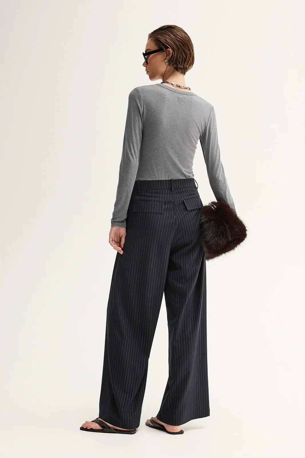 Sierra Top | Charcoal Marle