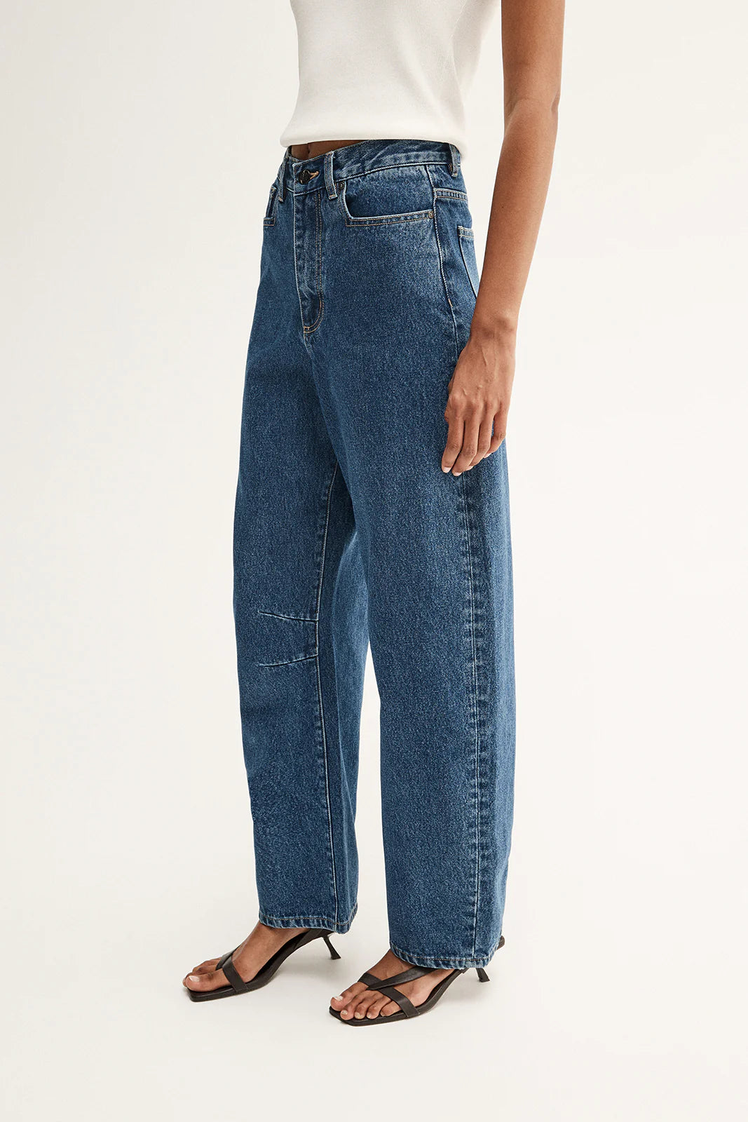 Mason Barrel Leg Jean | Dark Indigo