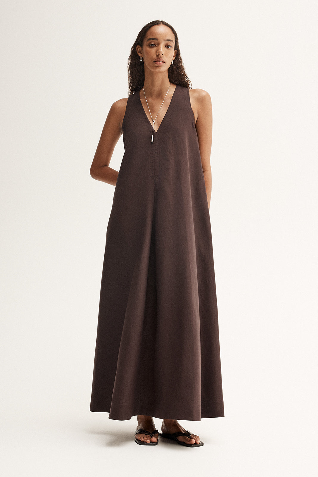 Mallory Maxi Dress | Chocolate