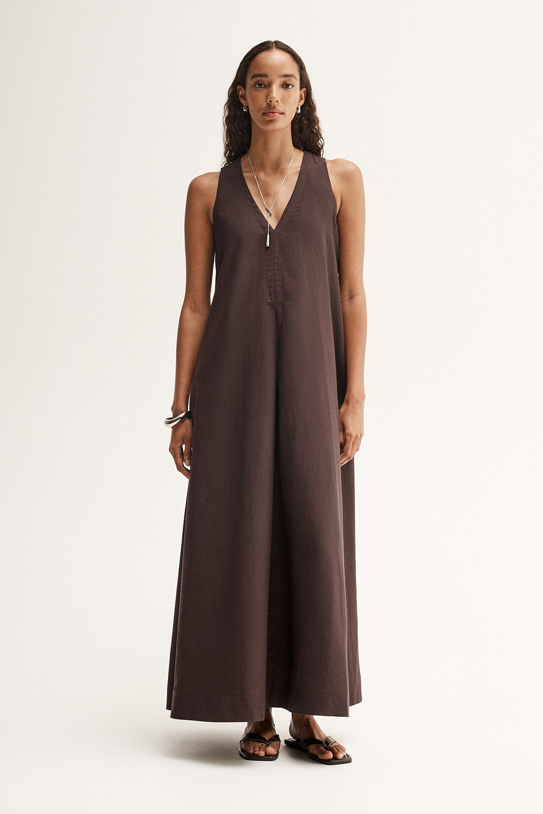 Mallory Maxi Dress | Chocolate